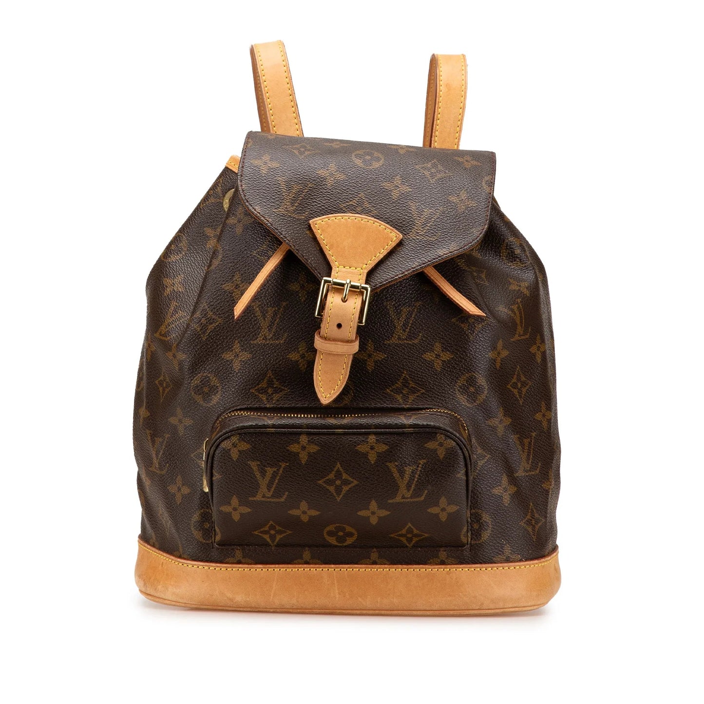 Brown Louis Vuitton Monogram Montsouris MM Backpack