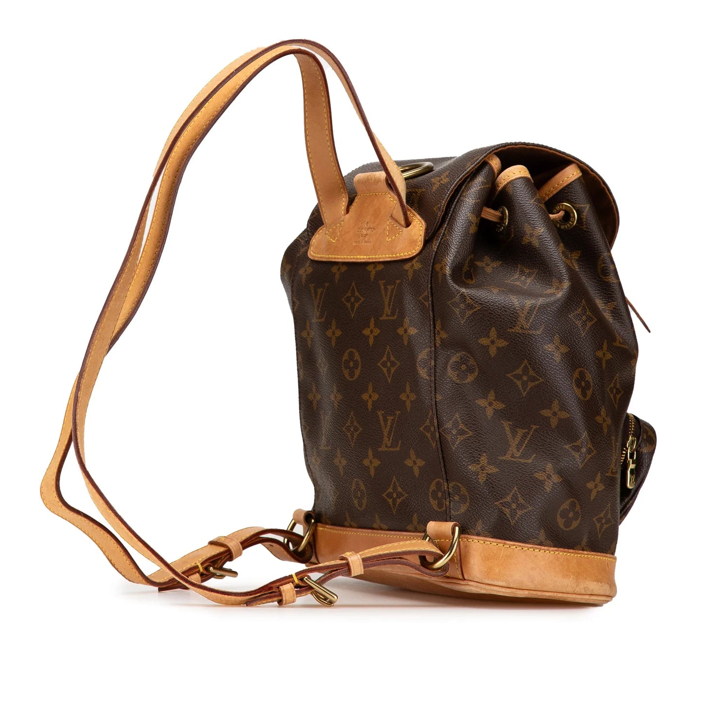 Brown Louis Vuitton Monogram Montsouris MM Backpack