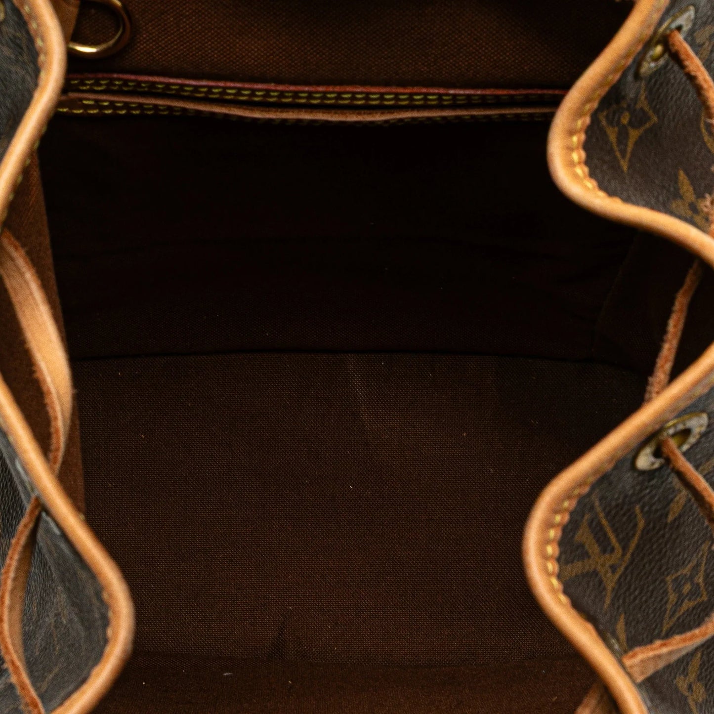 Brown Louis Vuitton Monogram Montsouris MM Backpack
