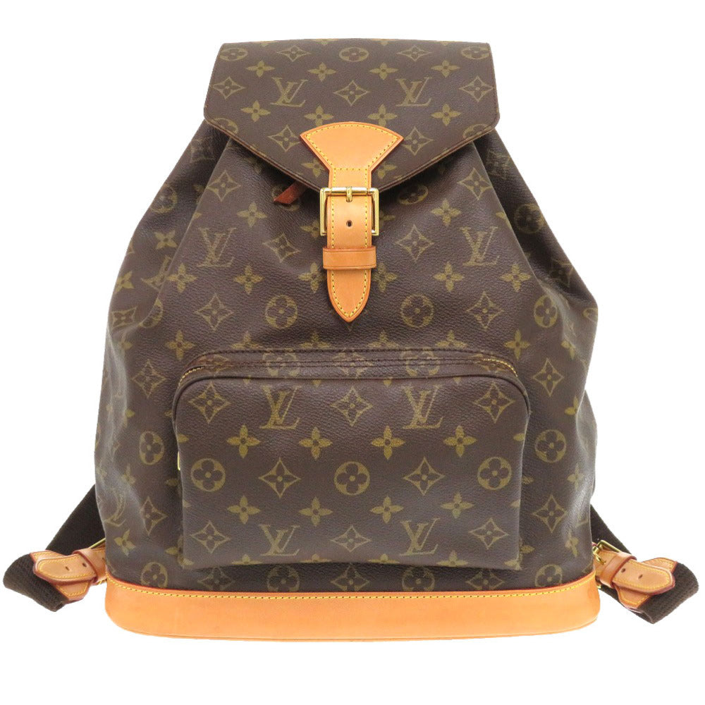 LOUIS VUITTON Backpack M51135 Monogram canvas Brown Monogram MontsourisGM Women