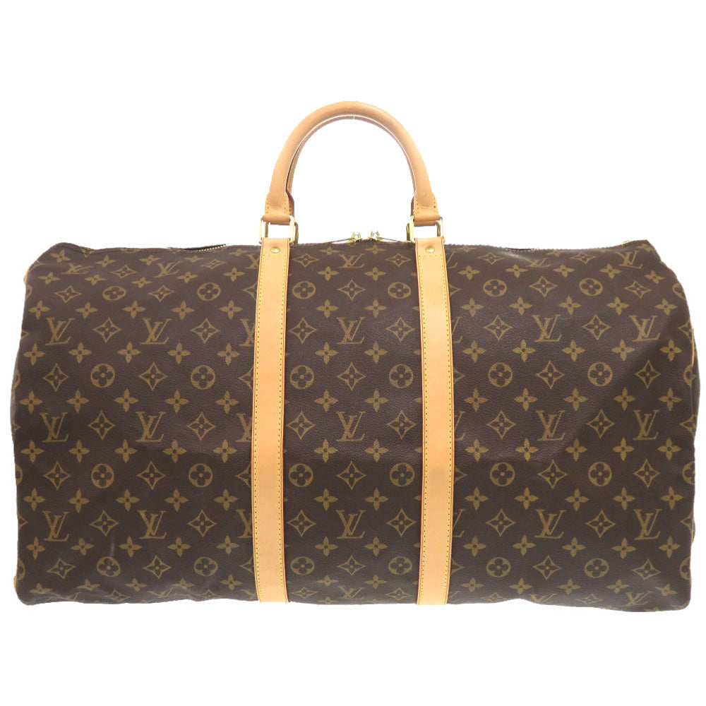 LOUIS VUITTON Boston Duffel bag M41424 Monogram canvas Brown Monogram Keepall 55