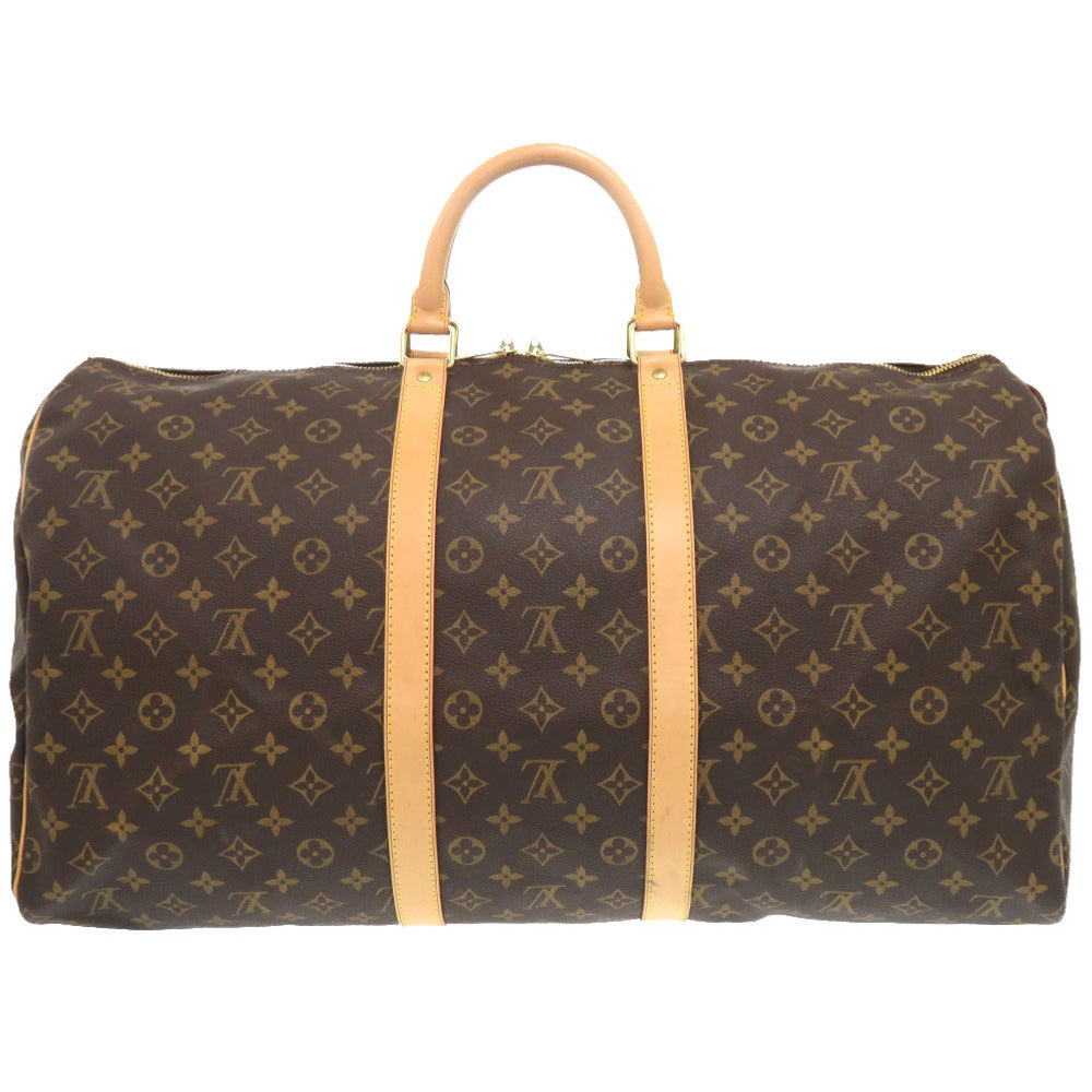 LOUIS VUITTON Boston Duffel bag M41424 Monogram canvas Brown Monogram Keepall 55