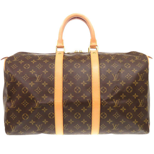 LOUIS VUITTON Boston Duffel bag M41428 Monogram canvas Brown Monogram Keepall 45