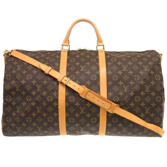 LOUIS VUITTON Boston Duffel bag M41414 Monogram canvas Brown Monogram Keepall bandouliere55