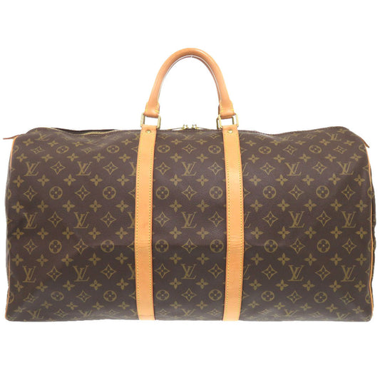 LOUIS VUITTON Boston Duffel bag M41424 Monogram canvas Brown Monogram Keepall 55