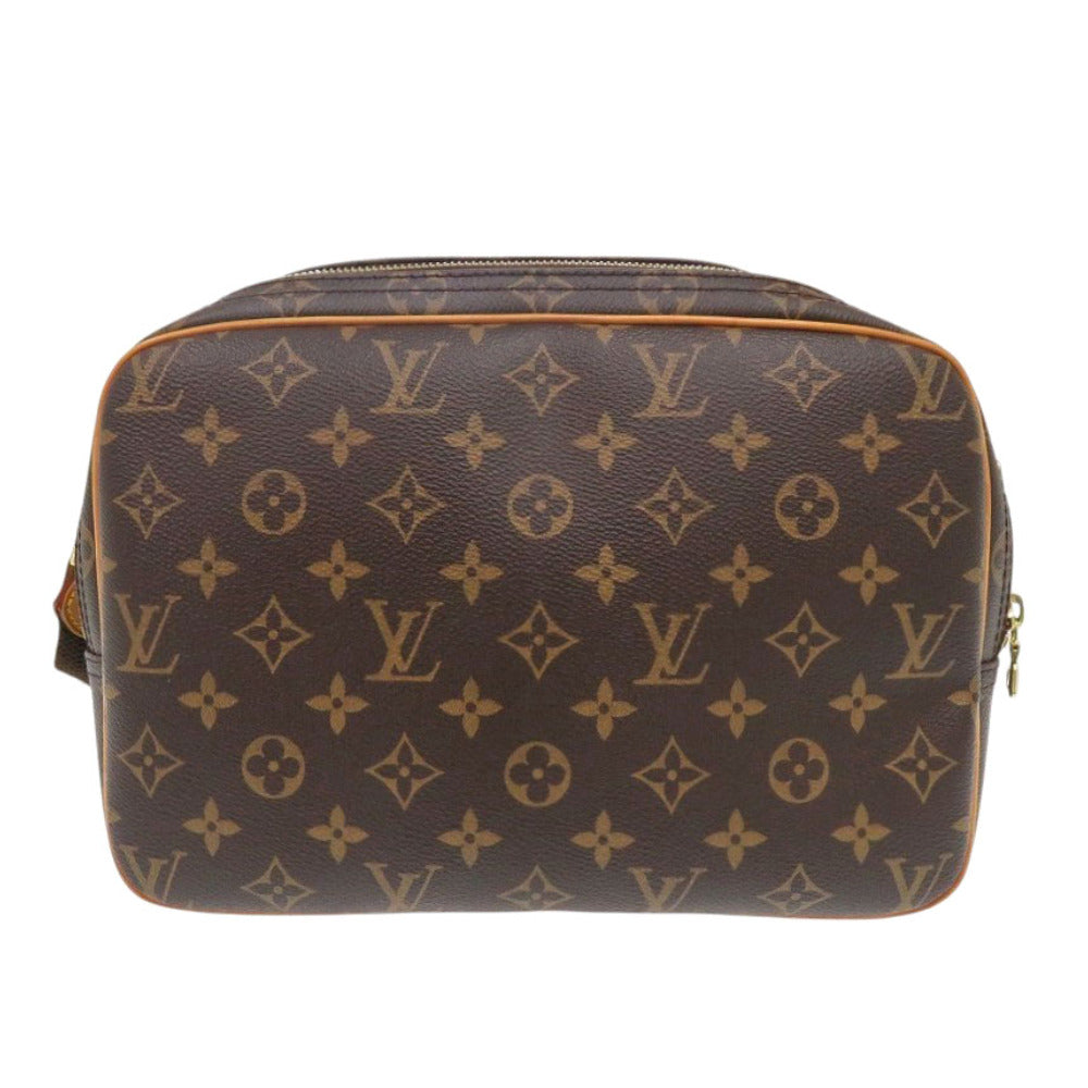 LOUIS VUITTON Shoulder Bag M45254 Monogram canvas Brown Monogram Reporter PM