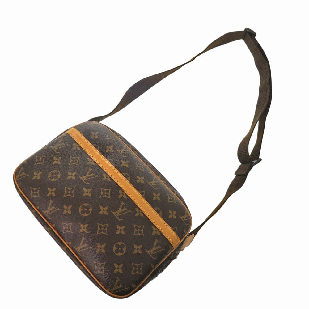 LOUIS VUITTON Shoulder Bag M45254 Monogram canvas Brown Monogram Reporter PM