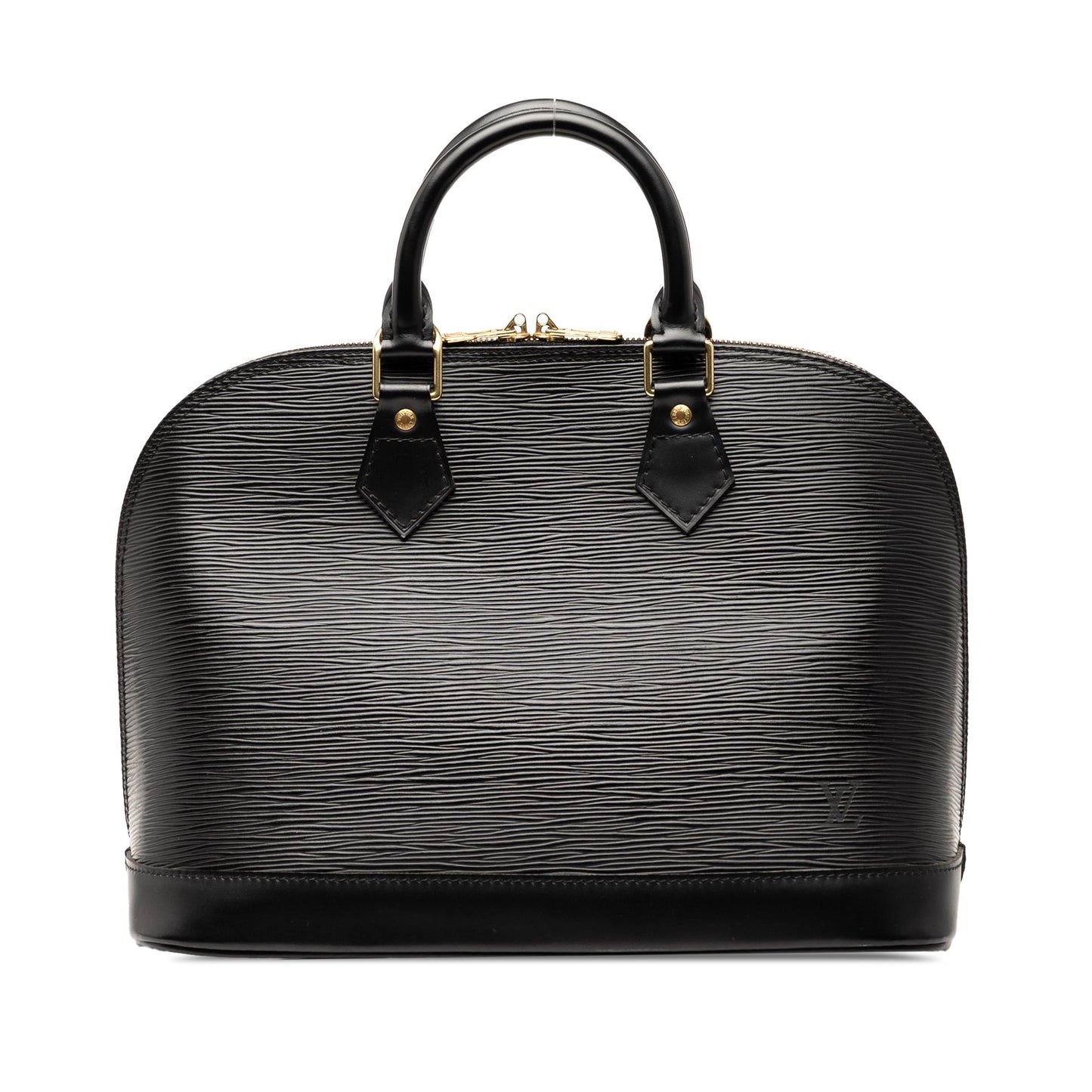 Black Louis Vuitton Epi Alma PM Handbag