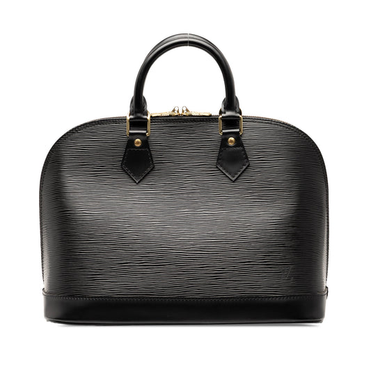 Black Louis Vuitton Epi Alma PM Handbag