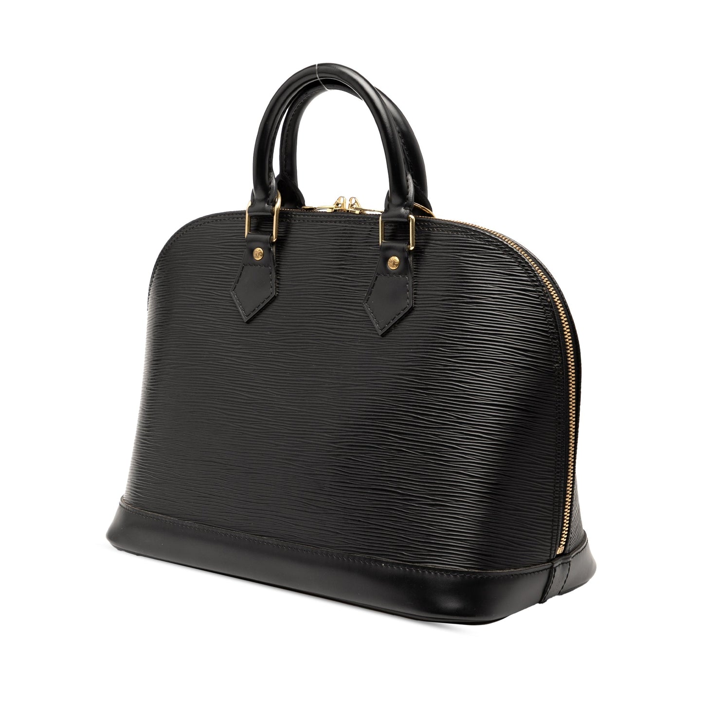 Black Louis Vuitton Epi Alma PM Handbag