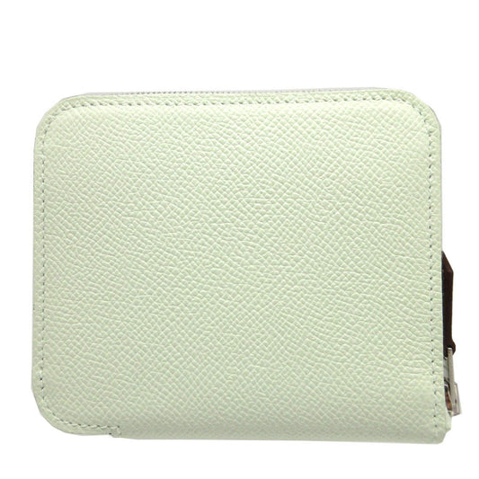 HERMES Coin case Epsom, Silk Veil Fizz Zip Around Azap compact silk in Women(Unisex) Used
