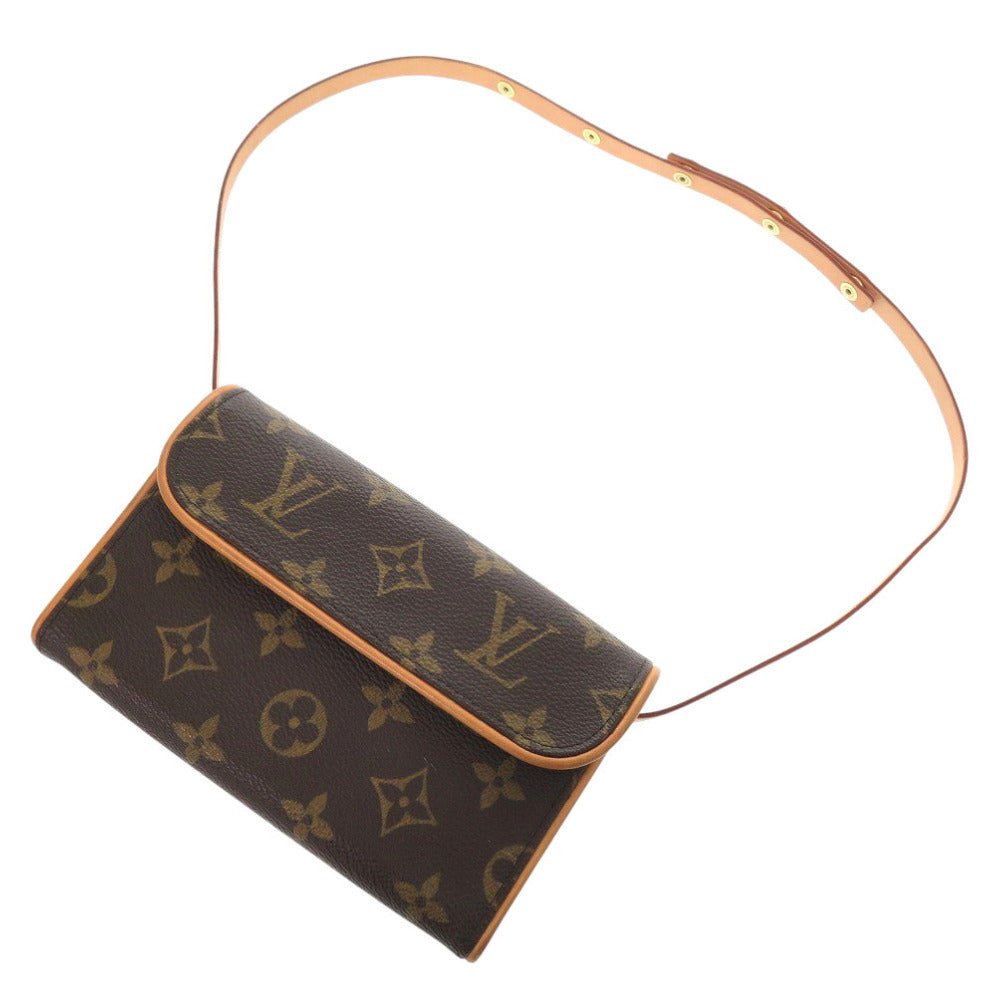 LOUIS VUITTON Waist bag M51855 Monogram canvas Brown Monogram Florentine XS Pochette Women XS
