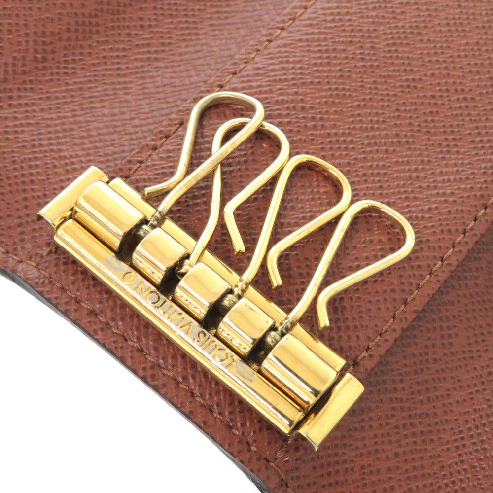 LOUIS VUITTON Key case Key holder M69517 Monogram canvas Brown Monogram Multicles4