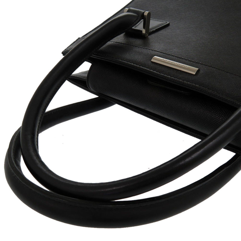 BURBERRY Handbag leather black Nova Check Women