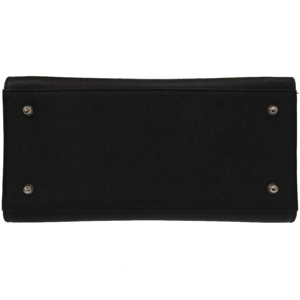BURBERRY Handbag leather black Nova Check Women