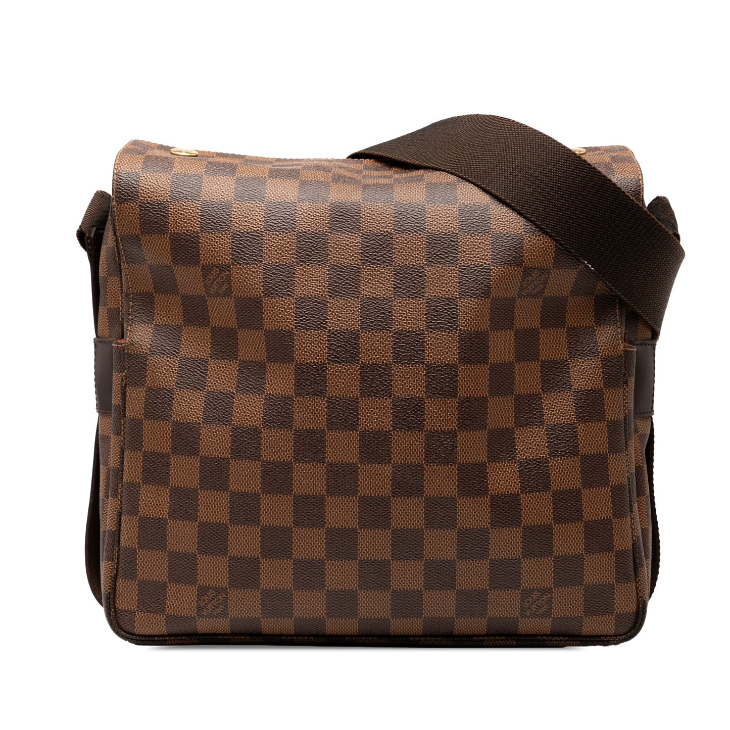 Brown Louis Vuitton Damier Ebene Naviglio Crossbody Bag