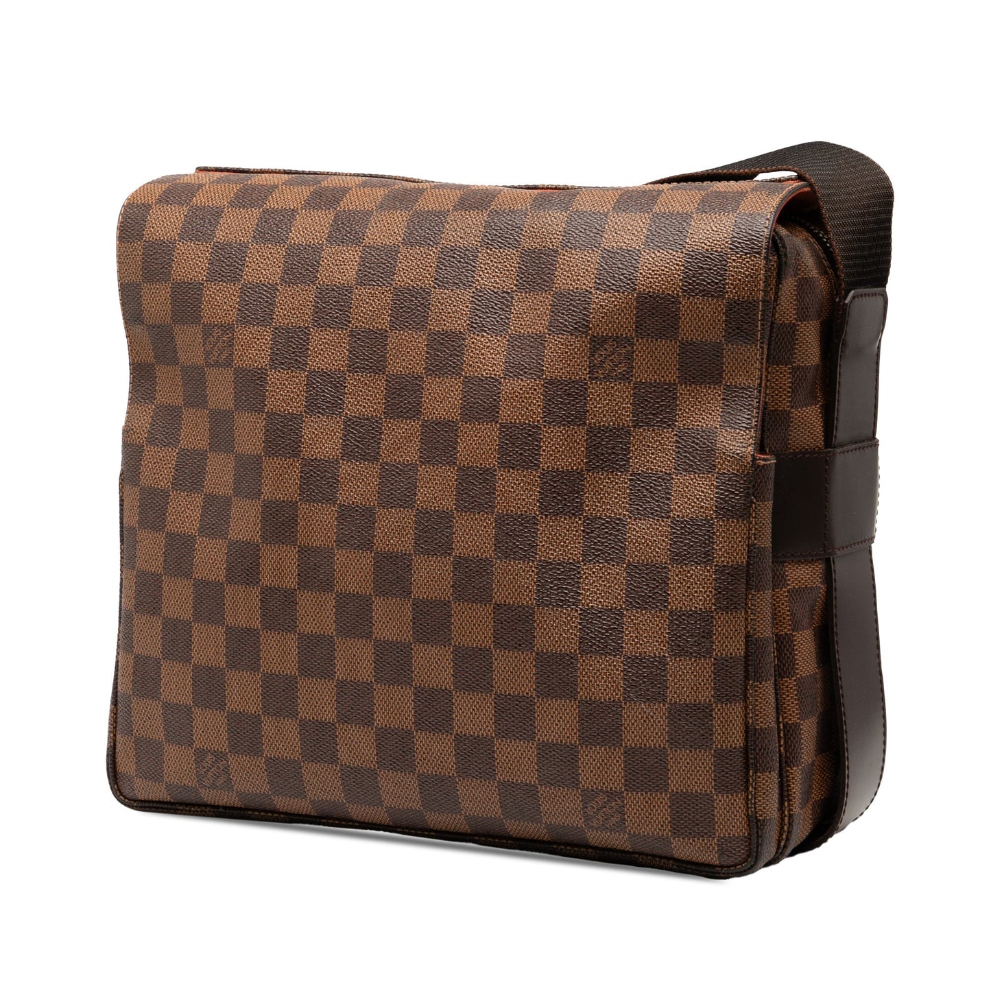 Brown Louis Vuitton Damier Ebene Naviglio Crossbody Bag