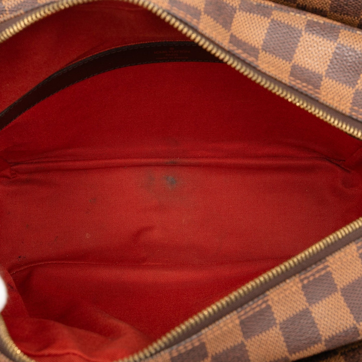 Brown Louis Vuitton Damier Ebene Naviglio Crossbody Bag