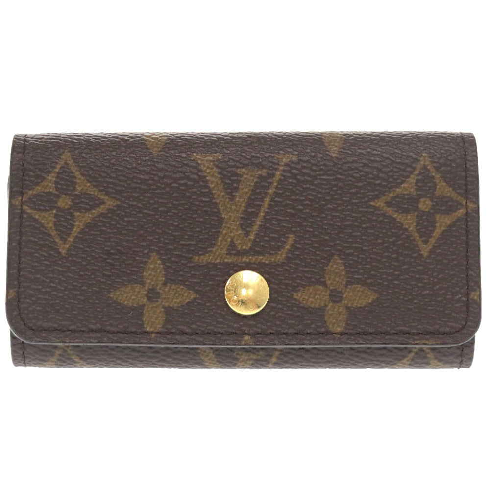 LOUIS VUITTON Key case Key holder  M69517 Monogram canvas Brown Monogram Multicles4 Women