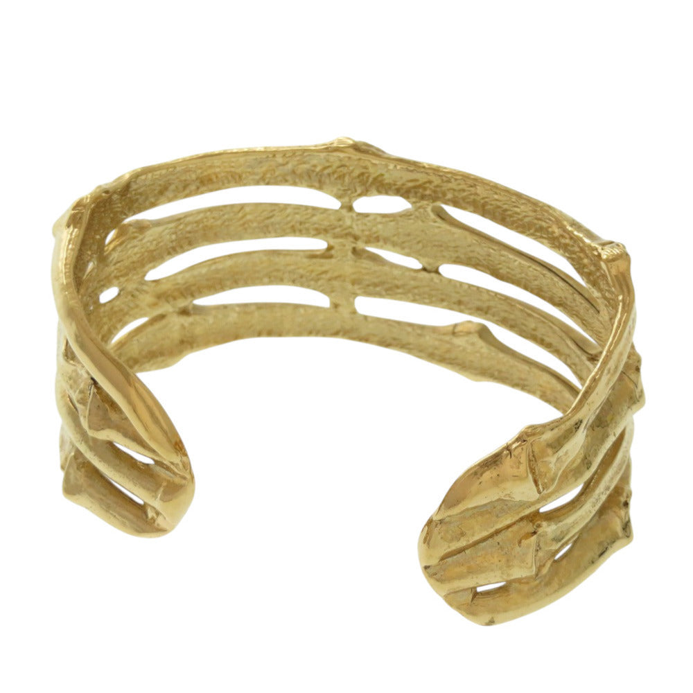 YVES SAINT LAURENT Bangle metal gold vintage unisex(Unisex)