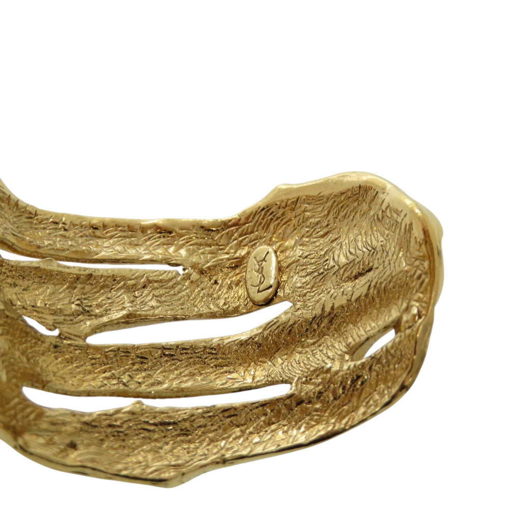 YVES SAINT LAURENT Bangle metal gold vintage unisex(Unisex)