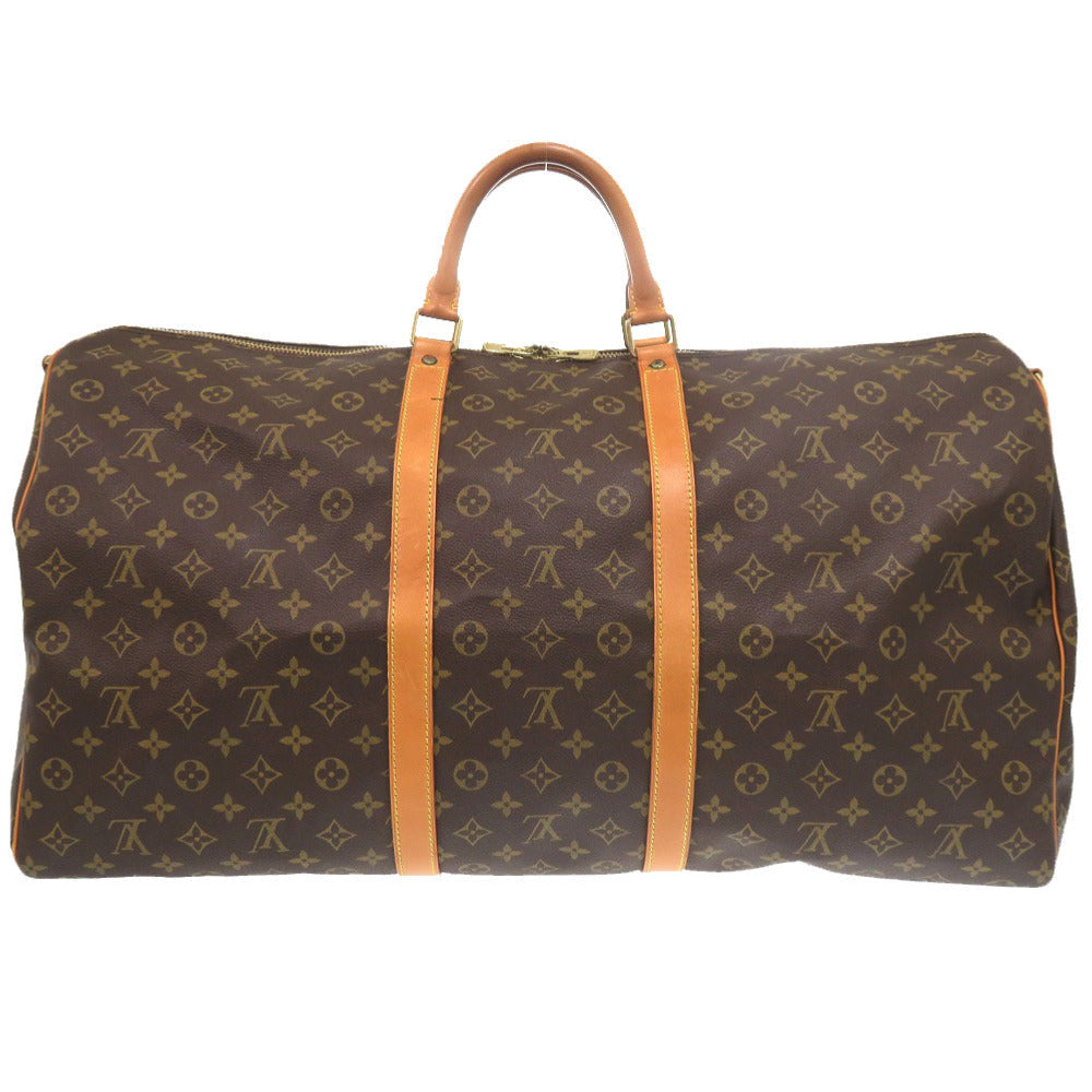 LOUIS VUITTON Boston Duffel bag M41412 Monogram canvas Brown Monogram Keepall bandouliere60 mens