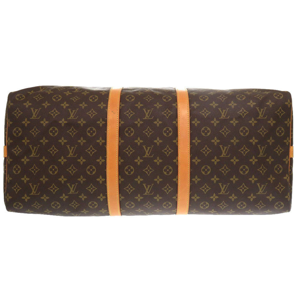 LOUIS VUITTON Boston Duffel bag M41412 Monogram canvas Brown Monogram Keepall bandouliere60 mens