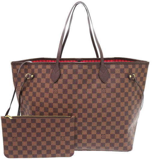 LOUIS VUITTON Tote Bag N41357 Damier canvas Brown Damier New Neverfull GM
