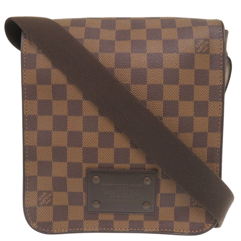 LOUIS VUITTON Shoulder Bag N51210 Damier canvas Ebene Damier Brooklyn PM Women