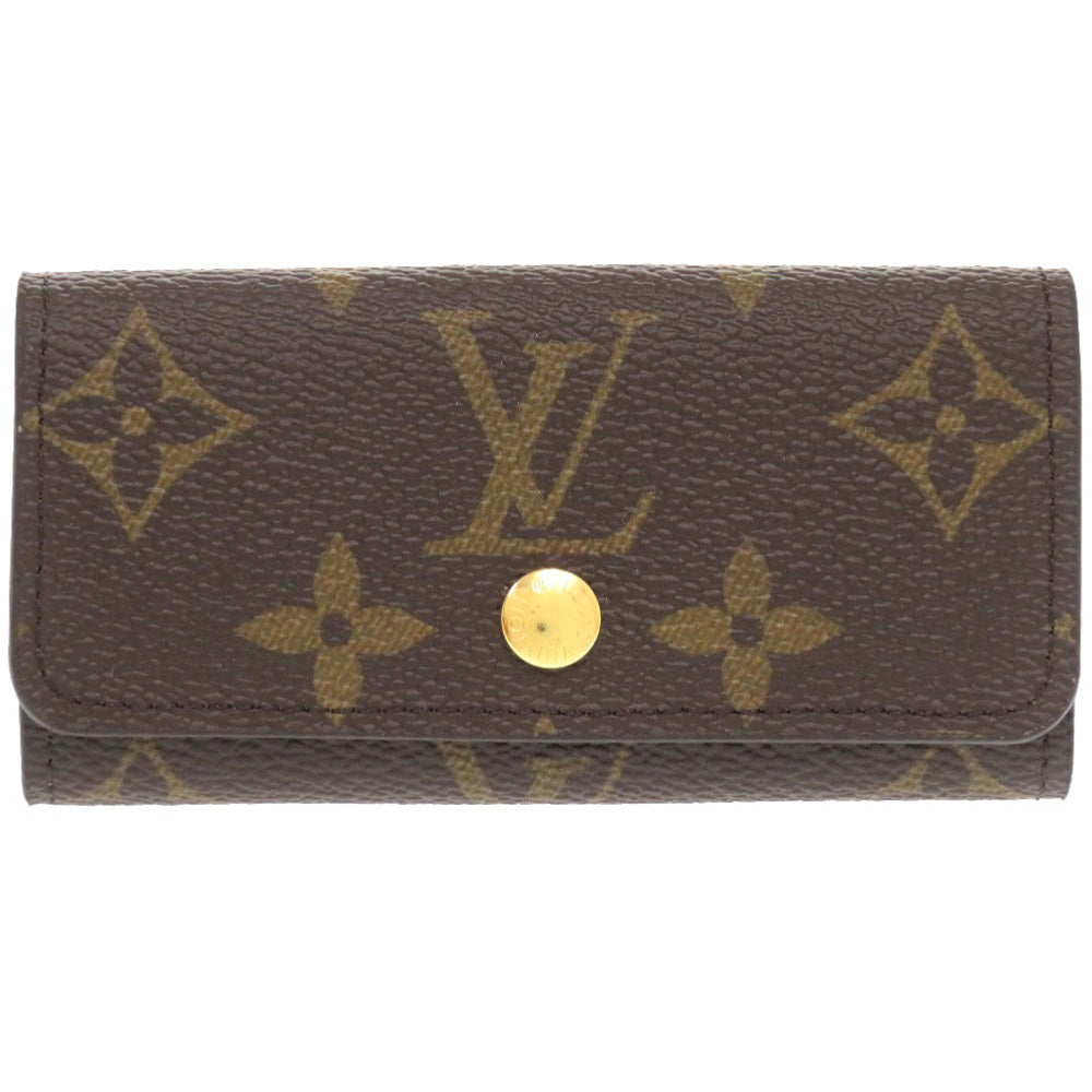 LOUIS VUITTON Key case Key holder  M69517 Monogram canvas Brown Monogram Multicles4 Women