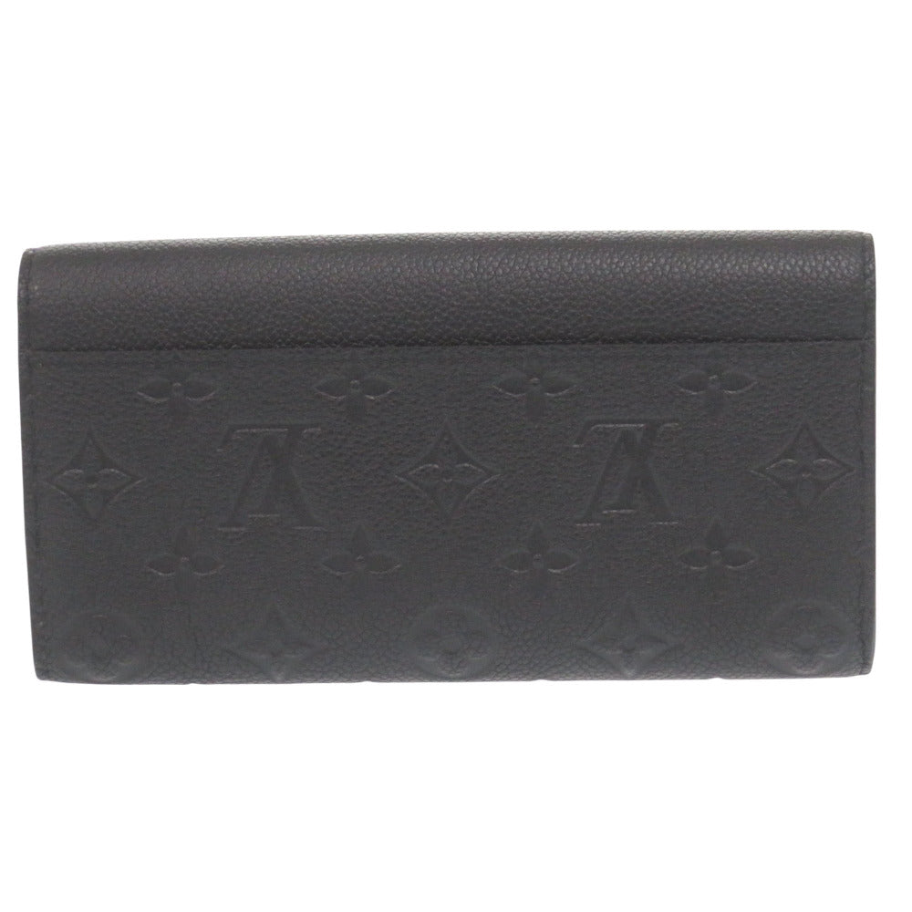 LOUIS VUITTON Long Wallet Purse M61182 Monogram Ann Platt black Monogram Ann Platt Portefeuille Sarah Women