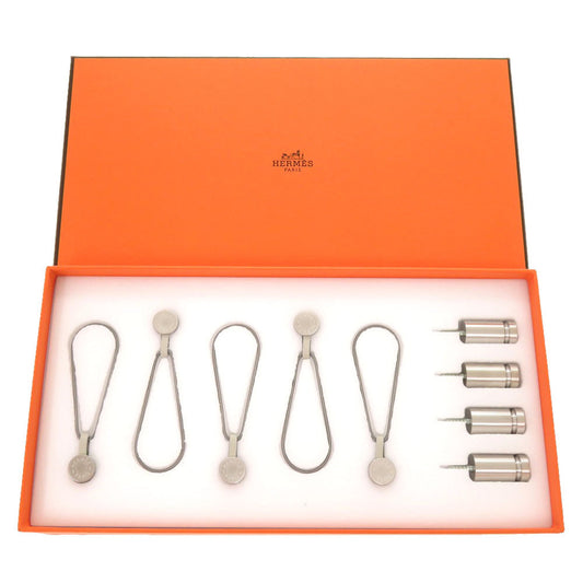 HERMES Other miscellaneous goods brass Silver Hanging set Serie scarf holder FIXATION CARRE BOITIER unisex(Unisex)