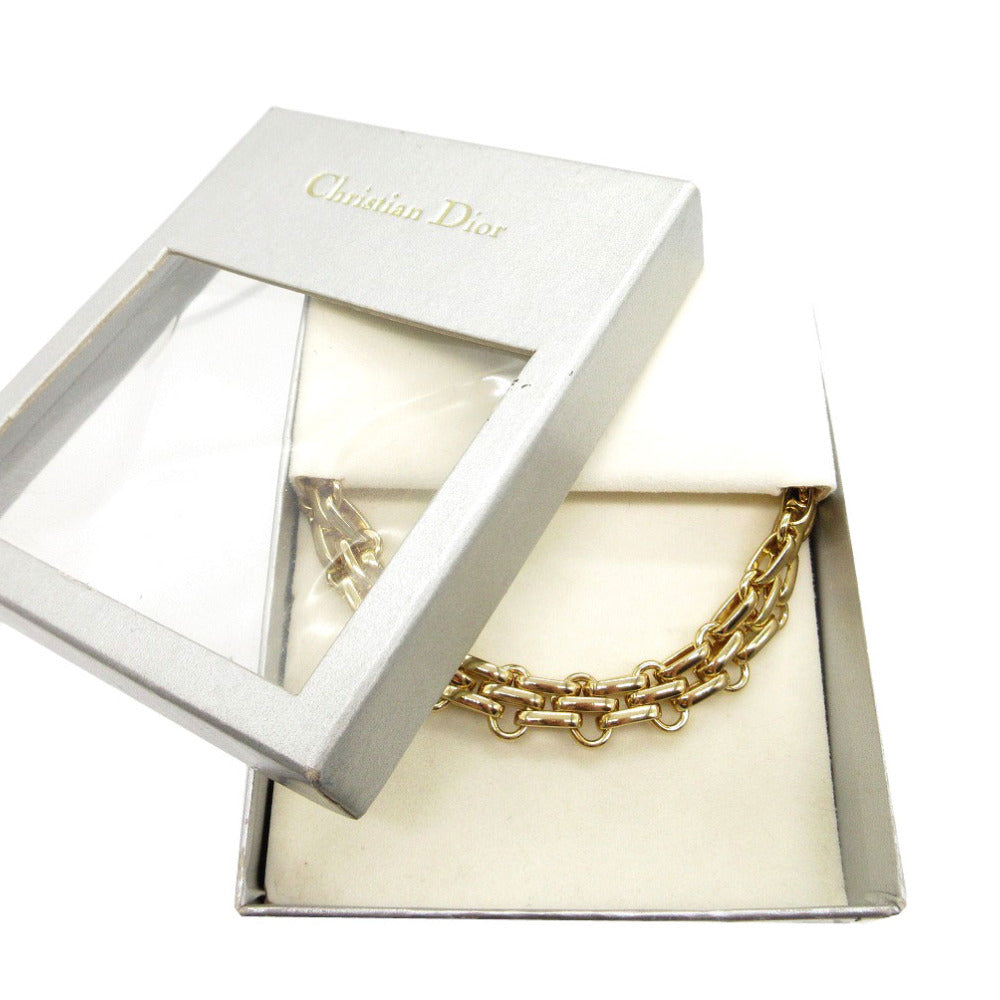 Christian Dior choker metal gold Chain Women
