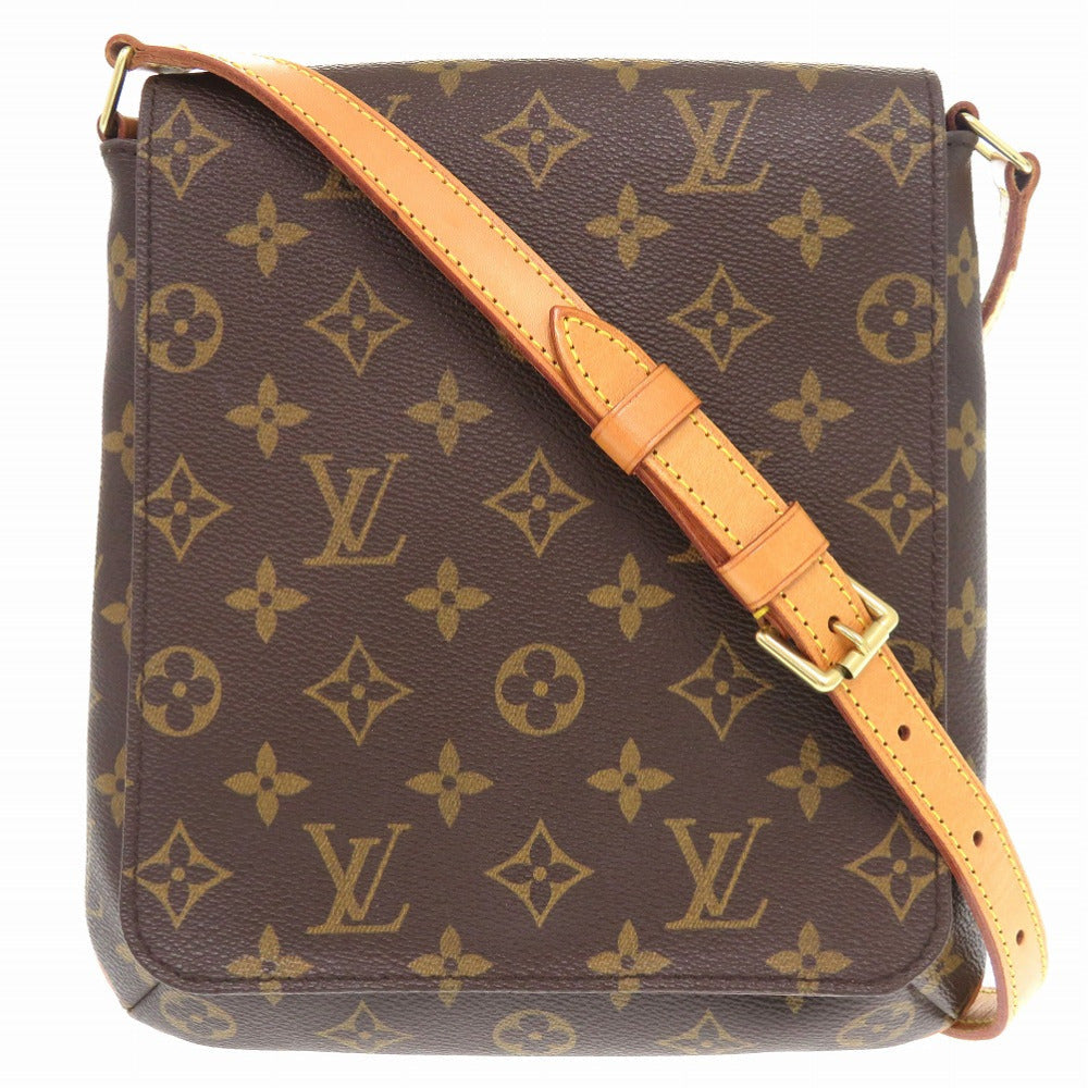 LOUIS VUITTON Shoulder Bag M51258 Monogram canvas Brown Monogram Musette Salsa short strap Women