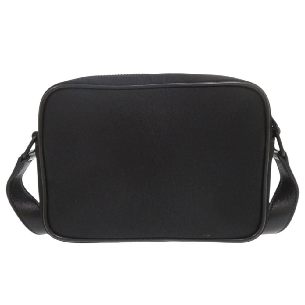 SAINT LAURENT PARIS Shoulder Bag Nylon, Lambskin black camera bag camping
