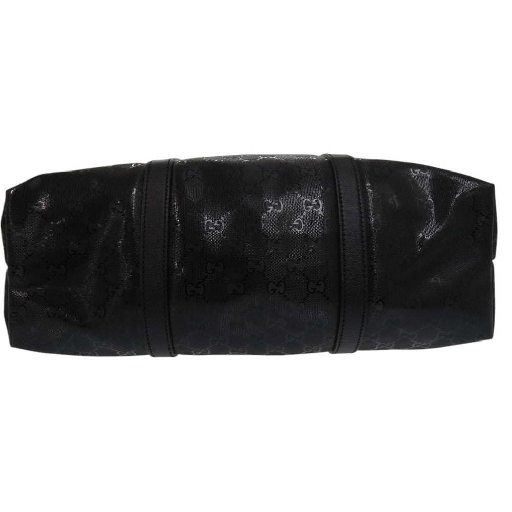 GUCCI Tote Bag 223668 PVC black GG implementation mens