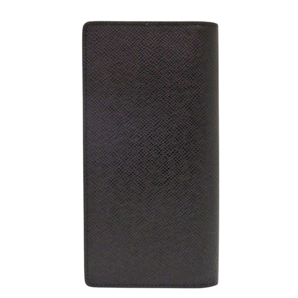 LOUIS VUITTON Long Wallet Purse M30501 Taiga Noir Portefeuille Plaza mens