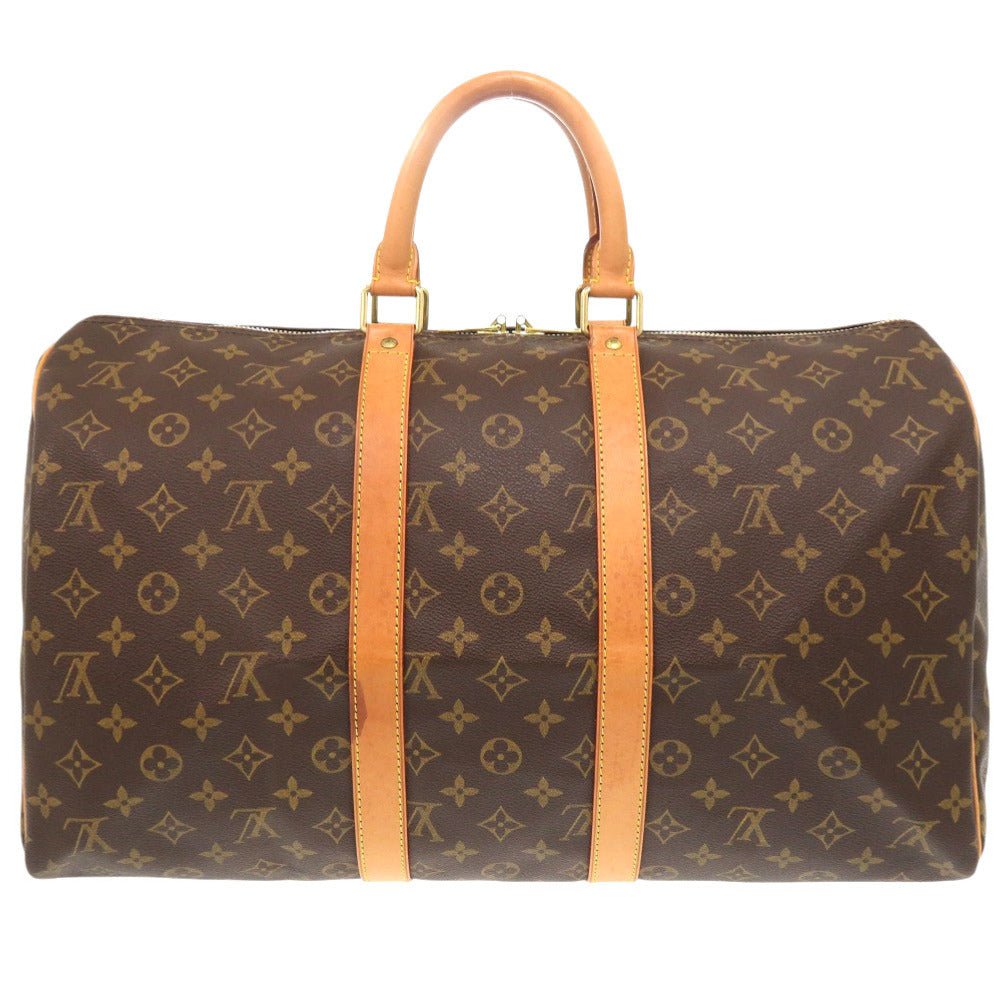 LOUIS VUITTON Boston Duffel bag M41428 Monogram canvas Brown Monogram Keepall 45