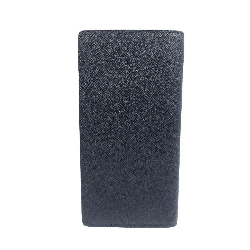 LOUIS VUITTON Long Wallet Purse M30502 Taiga Navy Taiga Portefeuille Braza mens