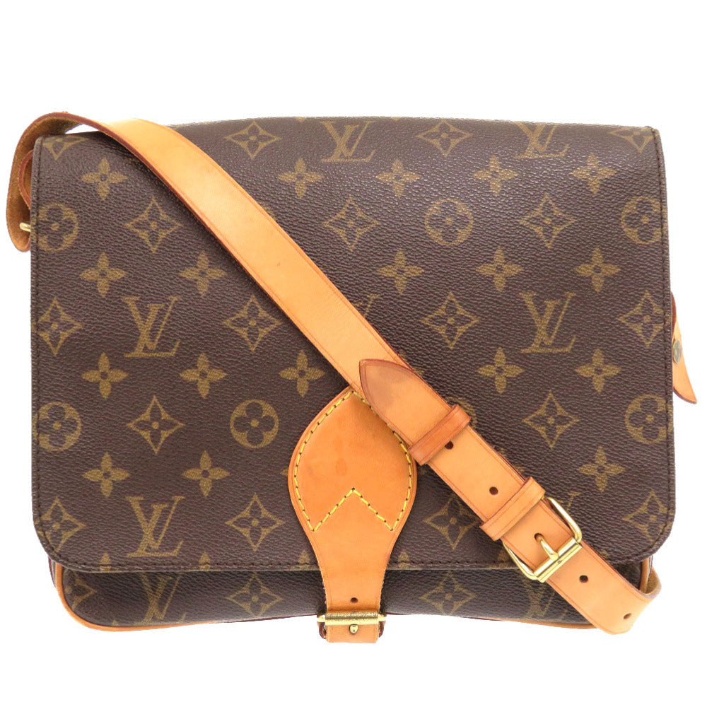 LOUIS VUITTON Shoulder Bag M51252 Monogram canvas Brown Monogram Cartouchiere 26