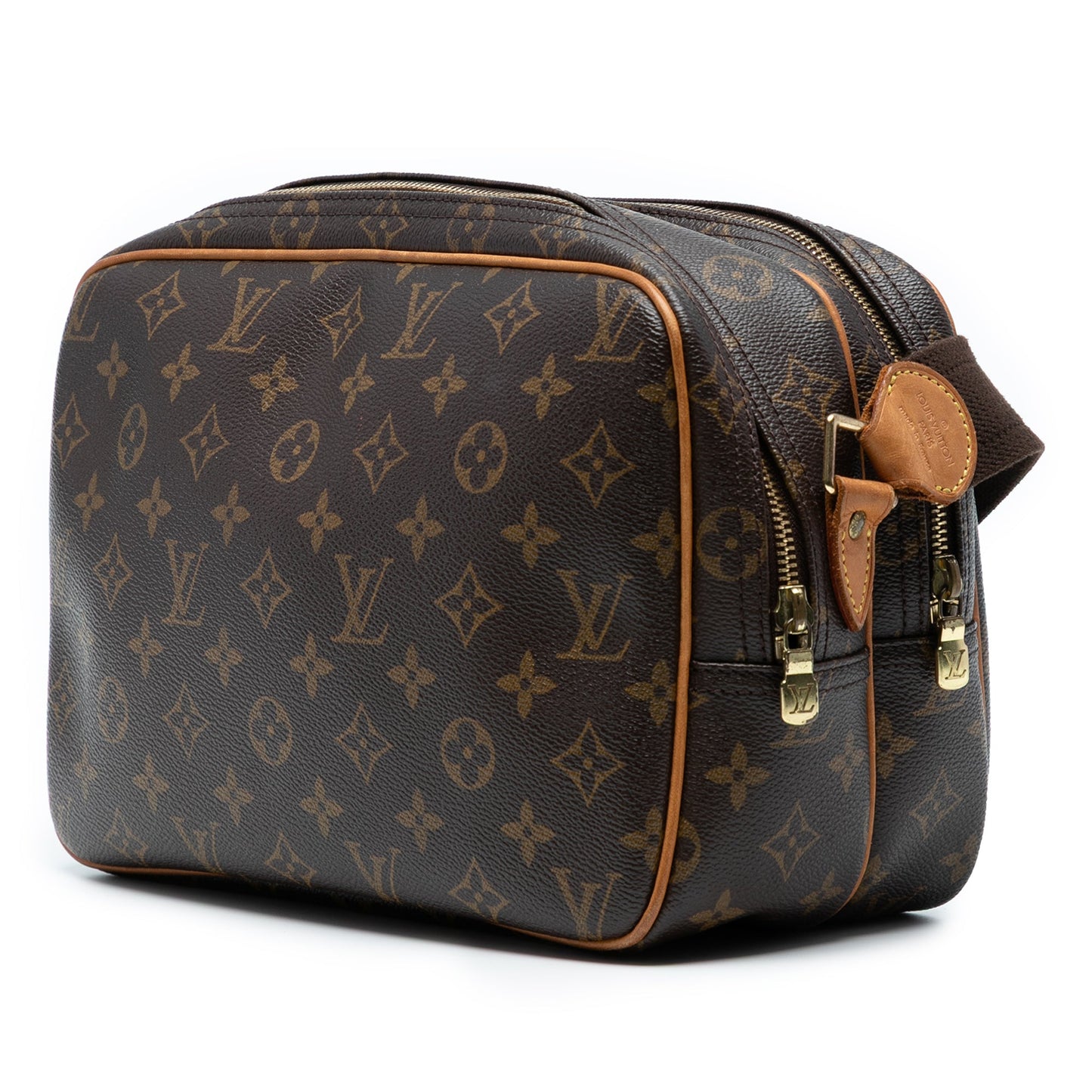 Brown Louis Vuitton Monogram Reporter PM Crossbody Bag