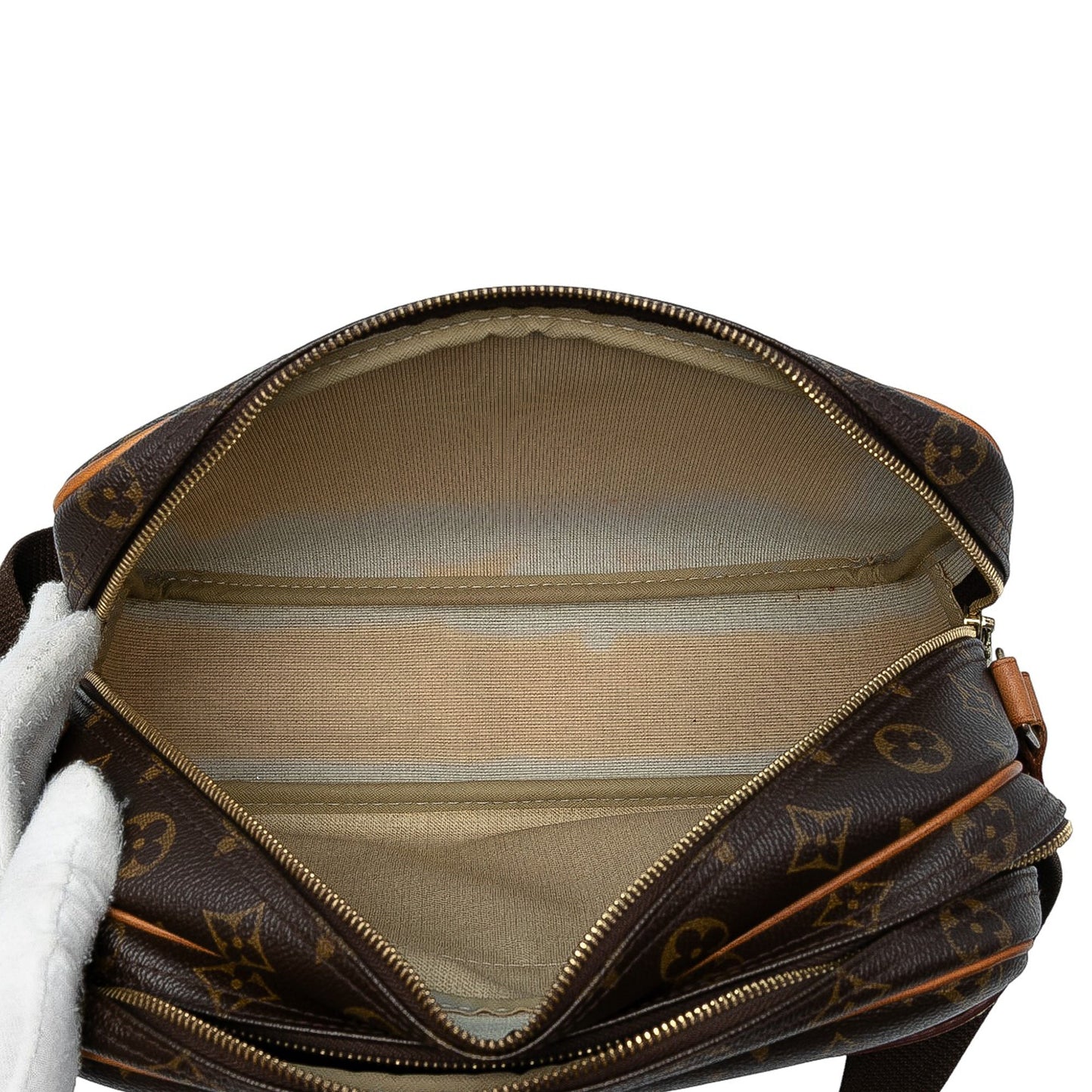 Brown Louis Vuitton Monogram Reporter PM Crossbody Bag