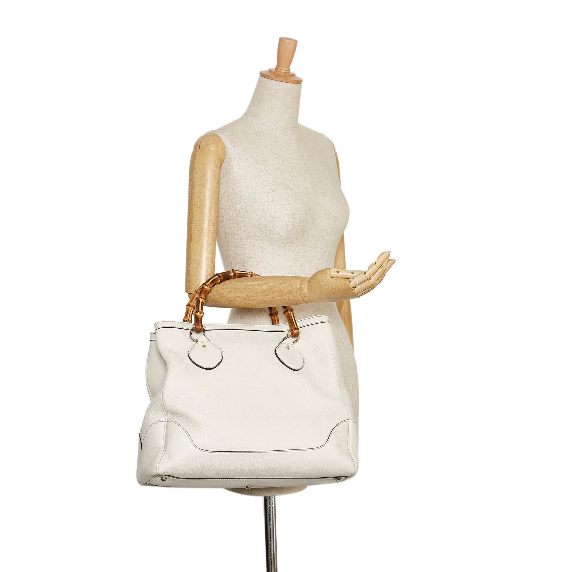 Gucci Leather Top Handle Tote