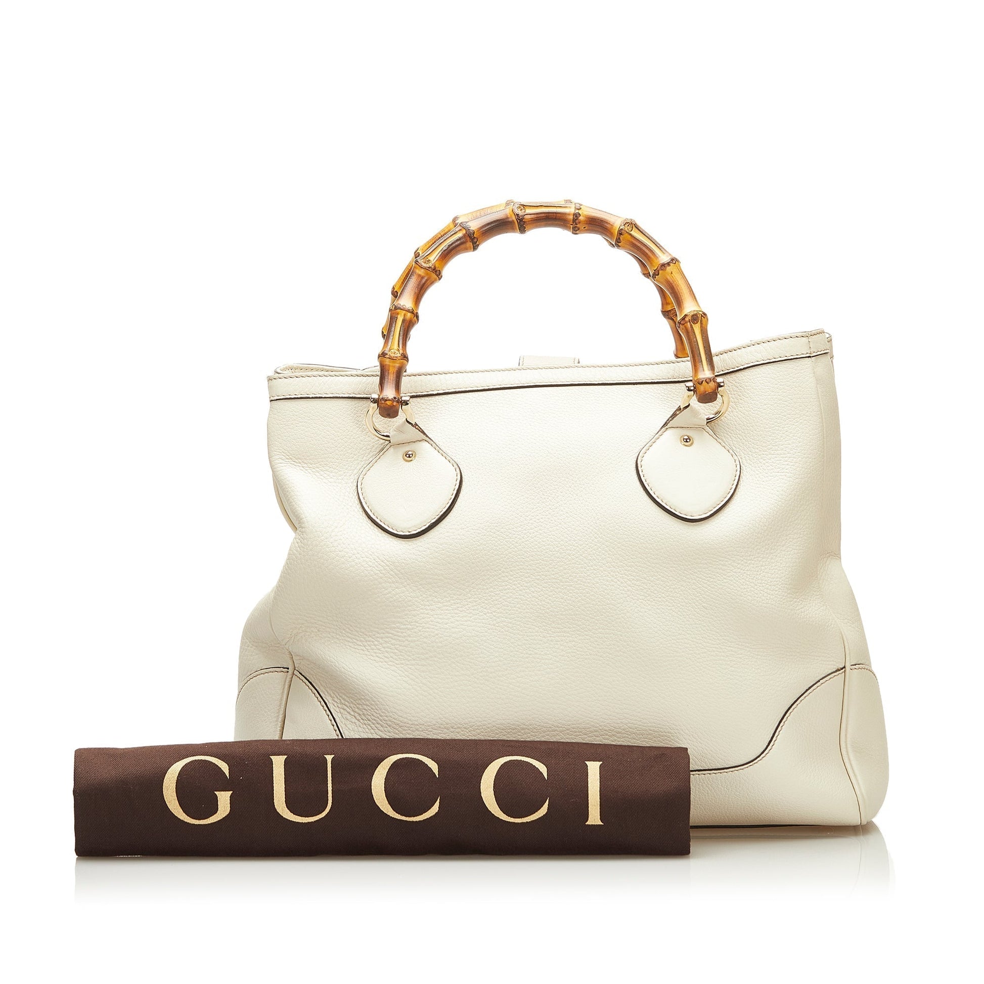 Gucci Leather Top Handle Tote