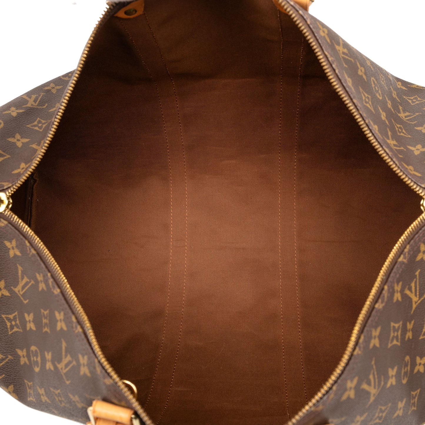 Brown Louis Vuitton Monogram Keepall Bandouliere 50 Travel Bag
