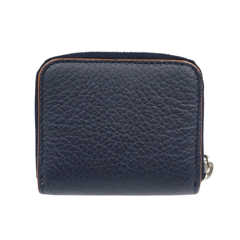 DIOR HOMME Coin case leather Navy mens(Unisex)