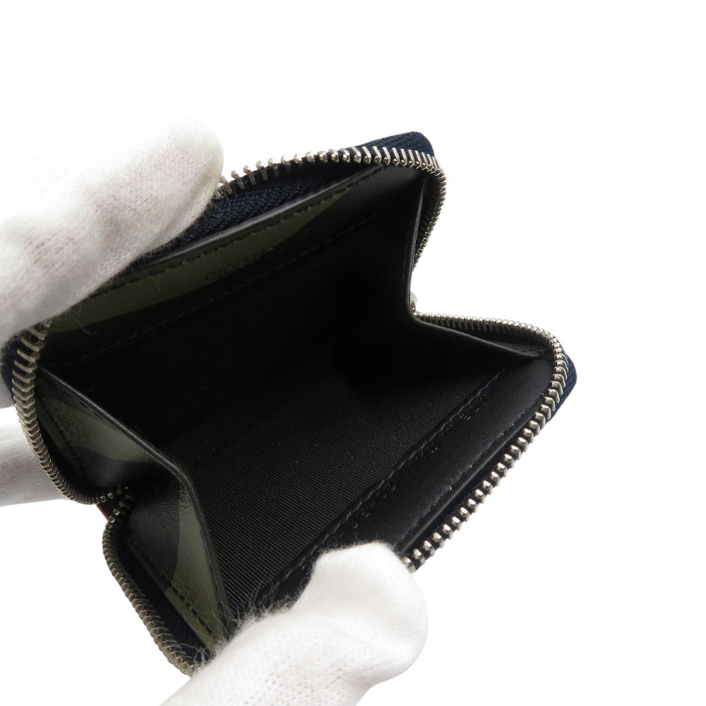 DIOR HOMME Coin case leather Navy mens(Unisex)