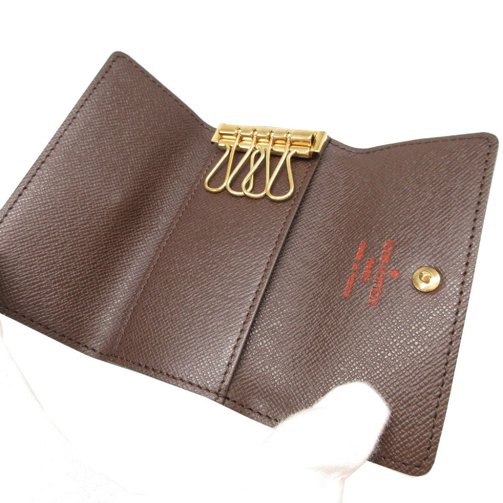 LOUIS VUITTON Key case Key holder N62631 Damier canvas Brown