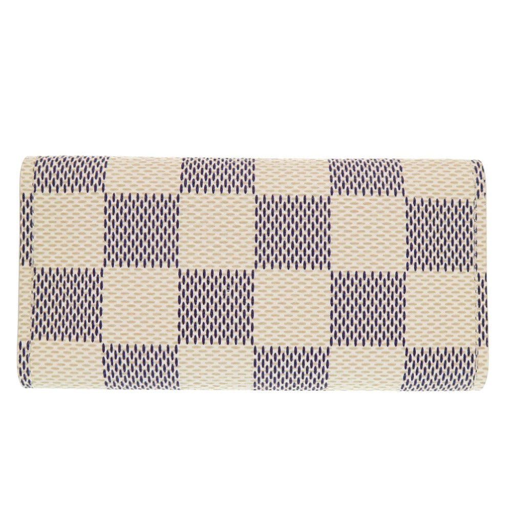 LOUIS VUITTON Key case Key holder  N60020 Damier Azur Canvas gray Multicles4 Women(Unisex)