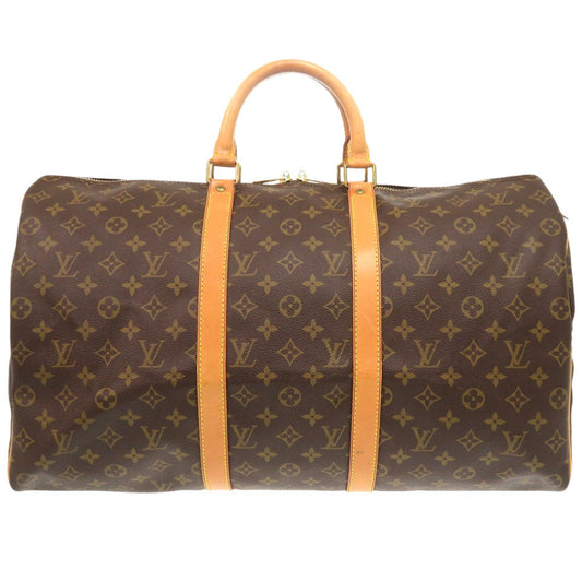 LOUIS VUITTON Boston Duffel bag M41426 Monogram canvas Brown Monogram Keepall 50 mens